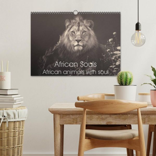 Produktbild: African Souls African animals with soul (Wall Calendar 2026 DIN A3 landscape), CALVENDO 12 Month Wall Calendar