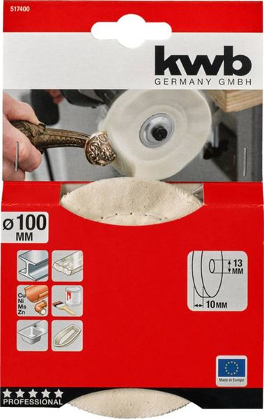 Produktbild: Kwb 517400 Schwabbelscheibe, &oslash; 100mm 1St.