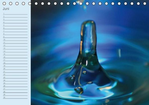Produktbild: Geburtstagskalender "Wasser-Spiele" (Tischkalender immerw&auml;hrend DIN A5 quer)