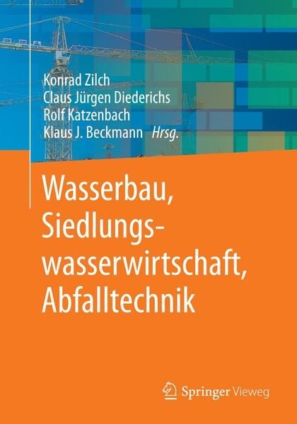 Produktbild: Wasserbau, Siedlungswasserwirtschaft, Abfalltechnik
