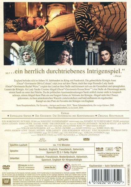 Produktbild: The Favourite - Intrigen und Irrsinn