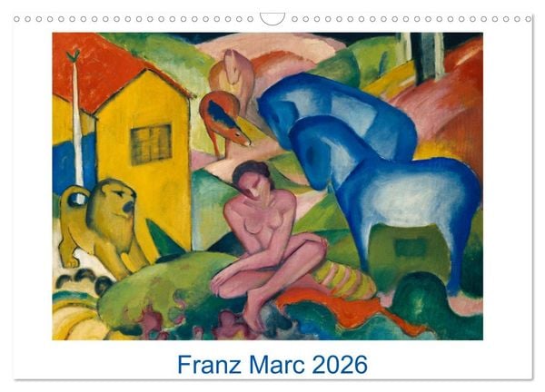 Produktbild: Franz Marc 2026 (Wandkalender 2026 DIN A3 quer), CALVENDO Monatskalender