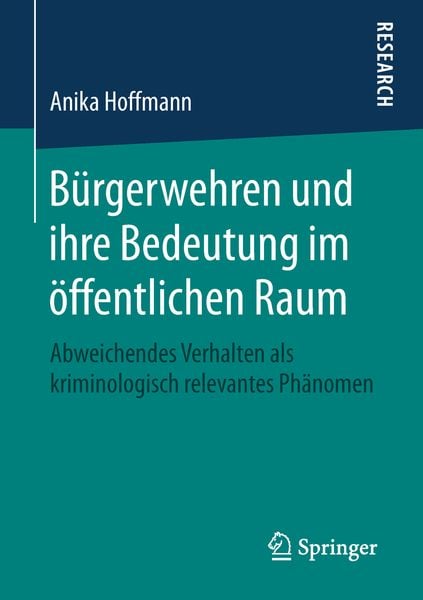 Produktbild: B&uuml;rgerwehren und ihre Bedeutung im &ouml;ffentlichen Raum