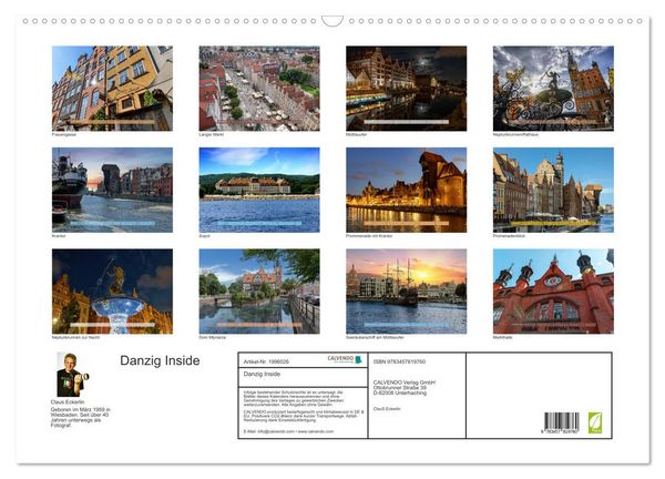 Produktbild: Danzig Inside (Wandkalender 2026 DIN A2 quer), CALVENDO Monatskalender