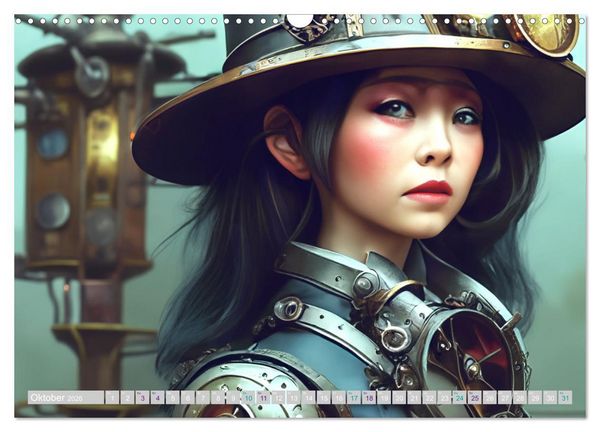 Produktbild: Starke Frauen - Steampunk Lebenswelten (Wandkalender 2026 DIN A3 quer), CALVENDO Monatskalender