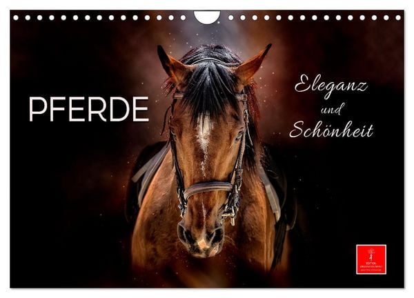 Produktbild: Eleganz und Sch&ouml;nheit - Pferde (Wandkalender 2026 DIN A4 quer), CALVENDO Monatskalender