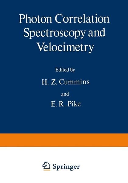 Produktbild: Photon Correlation Spectroscopy and Velocimetry