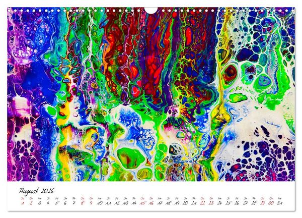 Produktbild: Abstrakte Regenbogen (Wandkalender 2026 DIN A3 quer), CALVENDO Monatskalender