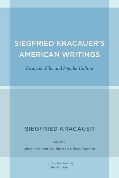 Produktbild: Siegfried Kracauer's American Writings