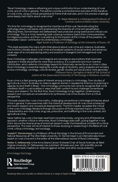 Produktbild: Rural Criminology