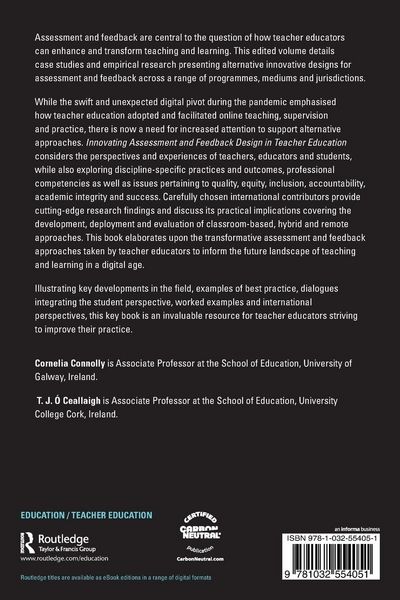 Produktbild: Innovating Assessment and Feedback Design in Teacher Education