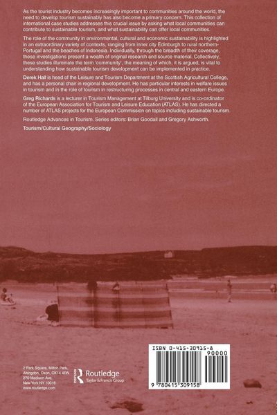 Produktbild: Tourism and Sustainable Community Development