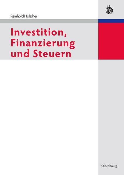 Produktbild: Investition, Finanzierung und Steuern