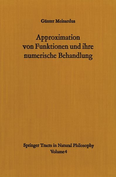 Produktbild: Approximation von Funktionen und ihre numerische Behandlung