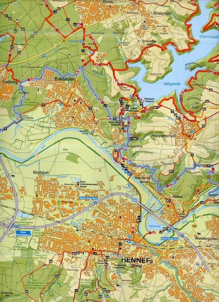 Produktbild: Wanderkarte Naturregion Sieg