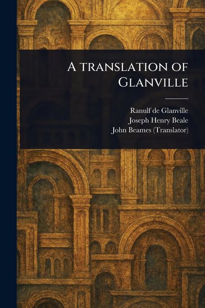 Produktbild: A Translation of Glanville