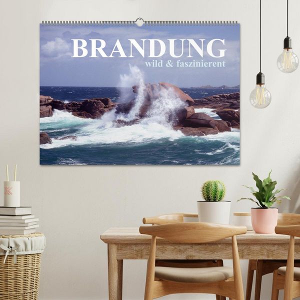 Produktbild: Brandung faszinierent und wild (Wandkalender 2026 DIN A2 quer), CALVENDO Monatskalender