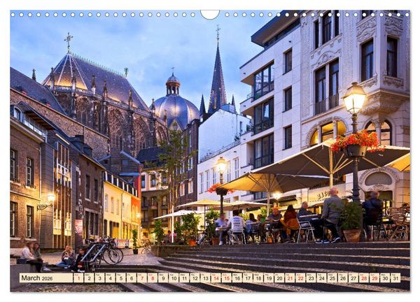 Produktbild: IMPERIAL CITY OF AACHEN (Wall Calendar 2026 DIN A3 landscape), CALVENDO 12 Month Wall Calendar