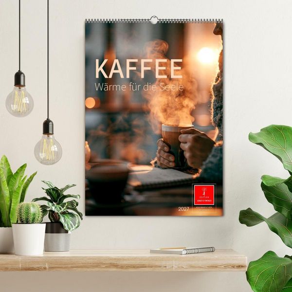 Produktbild: Kaffee - W&auml;rme f&uuml;r die Seele (Wandkalender 2027 DIN A2 hoch), CALVENDO Monatskalender