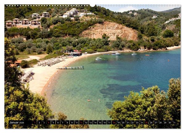 Produktbild: Skiathos + Skopelos (hochwertiger Premium Wandkalender 2026 DIN A2 quer), Kunstdruck in Hochglanz