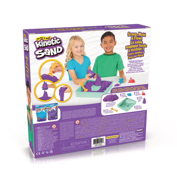 Produktbild: Kinetic Sand Sandbox Set mit 454 g lila Kinetic Sand