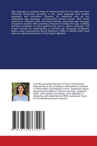 Produktbild: Sign Detection and Recognition Using CNN and Machine Learning