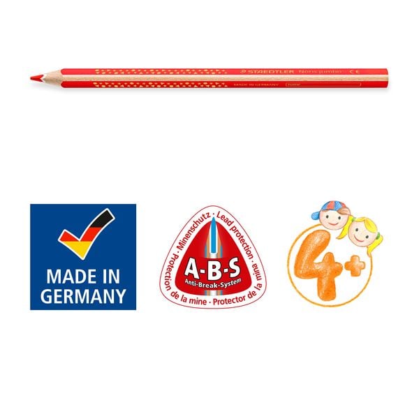 Produktbild: STAEDTLER Buntstifte Noris jumbo 128, 10+2 und 1 Spitzer