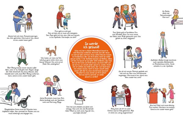Produktbild: So werde ich gesund Wimmelbuch