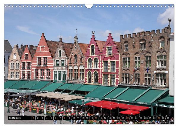 Produktbild: Br&uuml;gge - Venedig des Nordens (Wandkalender 2026 DIN A3 quer), CALVENDO Monatskalender