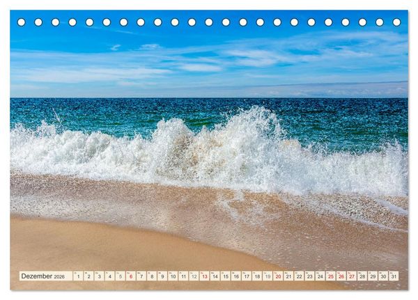Produktbild: Mein Urlaub am Meer (Tischkalender 2026 DIN A5 quer), CALVENDO Monatskalender