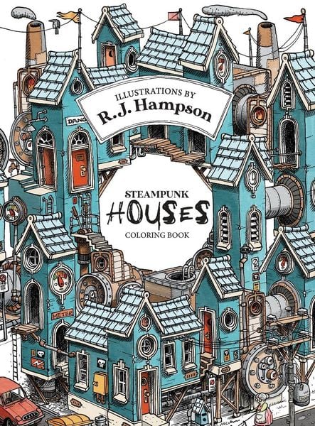 Produktbild: Steampunk Houses Coloring Book
