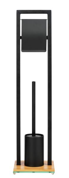 Produktbild: WC-B&uuml;rstenhalter Mod. Bambusa, Stand WC-Garnitur aus Bambus