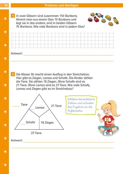 Produktbild: Die Mathe-Helden Textaufgaben/Sachaufgaben 3. Klasse