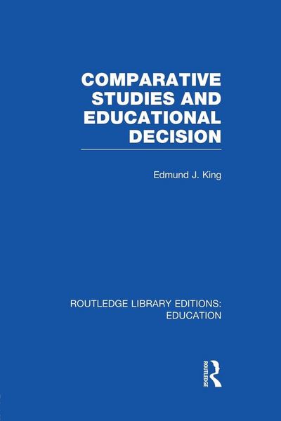 Produktbild: Comparative Studies and Educational Decision