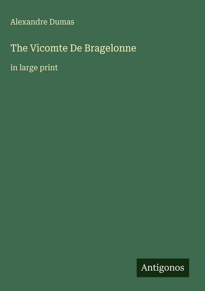 Produktbild: The Vicomte De Bragelonne