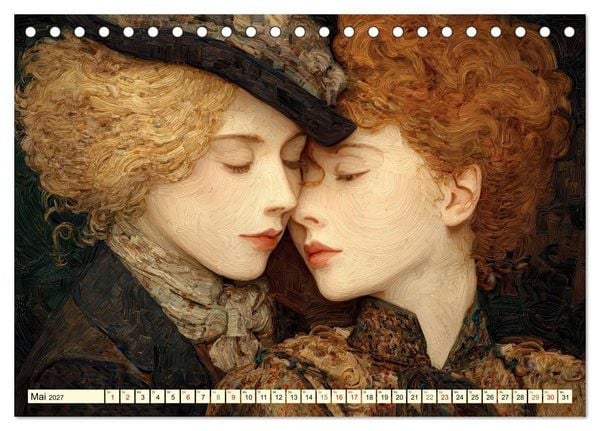 Produktbild: Herzbeben (Tischkalender 2027 DIN A5 quer), CALVENDO Monatskalender