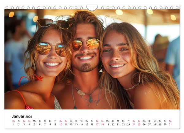 Produktbild: Ein cooler Sommer (Wandkalender 2026 DIN A4 quer), CALVENDO Monatskalender