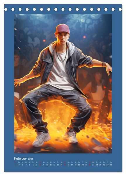 Produktbild: Urban Dancer. Streetstyle-Szene-Illustrationen (Tischkalender 2026 DIN A5 hoch), CALVENDO Monatskalender