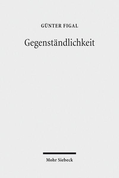 Produktbild: Gegenst&auml;ndlichkeit