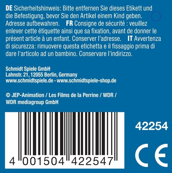 Produktbild: Schmidt Spiele - Bobo Siebenschl&auml;fer, 12 cm