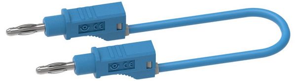 Produktbild: Electro PJP 2111-CD1-50BL Messleitung Bananenstecker 4mm 50cm Blau 1St.