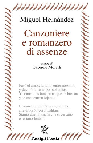 Produktbild: Canzoniere e romanzero di assenze. Testo spagnolo a fronte
