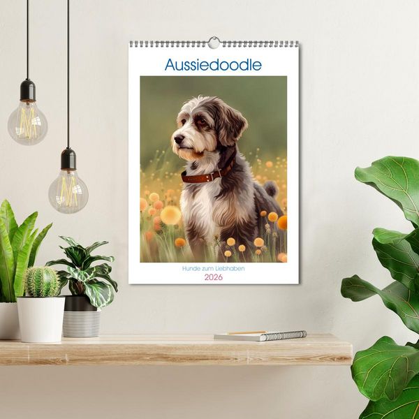 Produktbild: Aussiedoodle - Hunde zum Liebhaben (Wandkalender 2026 DIN A3 hoch), CALVENDO Monatskalender