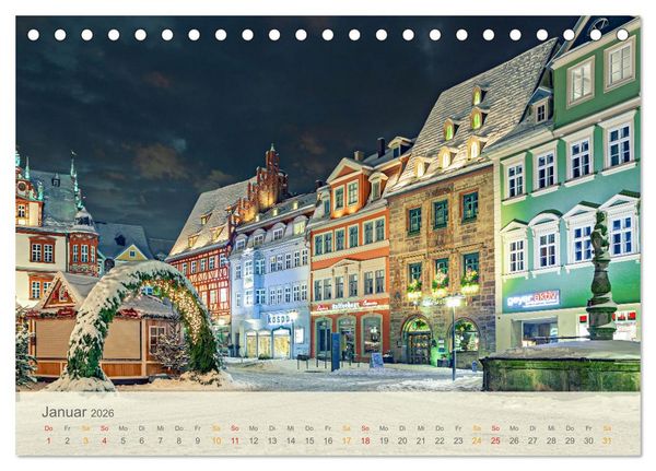 Produktbild: Coburg - oberfr&auml;nkisches Juwel (Tischkalender 2026 DIN A5 quer), CALVENDO Monatskalender