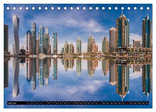 Produktbild: DUBAI - 2026 (Tischkalender 2026 DIN A5 quer), CALVENDO Monatskalender