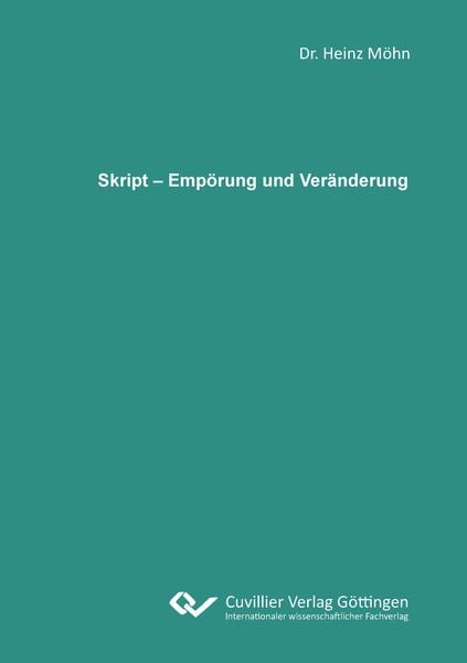 Produktbild: Skript &ndash; Emp&ouml;rung und Ver&auml;nderung
