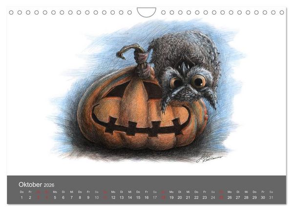 Produktbild: TIERONISCH (Wandkalender 2026 DIN A4 quer), CALVENDO Monatskalender