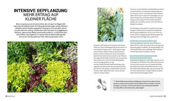 Produktbild: Bunte Beete &ndash; Einfach g&auml;rtnern mit intensiver Bepflanzung in Hochbeet und Freiland
