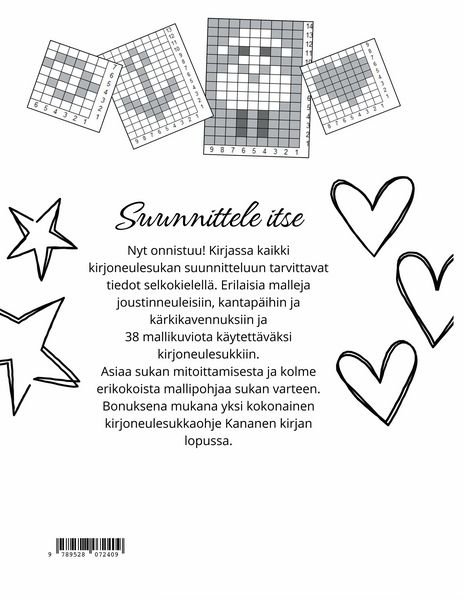 Produktbild: Suunnittele itse kirjoneulesukat