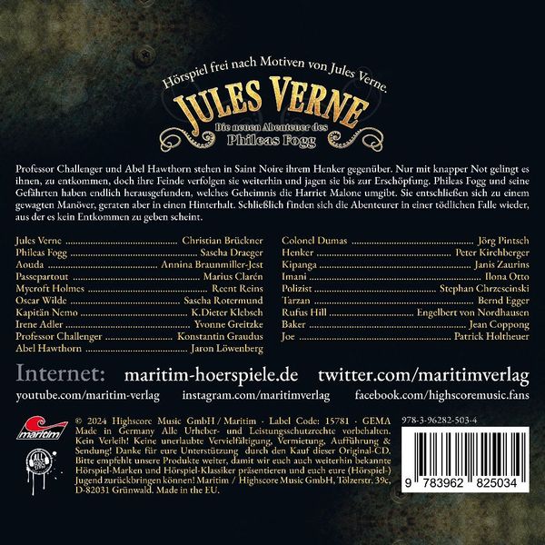 Produktbild: Die neuen Abenteuer des Phileas Fogg - Im Land der tausend Gefahren,1 Audio-CD